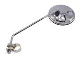 Rückspiegel rund Ø 10cm Stange Ø 7mm verchromt Rückspiegel rund Ø 10cm Stange Ø 7mm verchromt