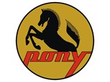 Autocollant/sticker blason Pony (48mm) Autocollant/sticker blason Pony (48mm)