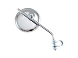 Rückspiegel rund Ø 10cm Stange Ø 8mm verchromt Rückspiegel rund Ø 10cm Stange Ø 8mm verchromt