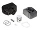 Zylinderkit Polini, 43mm Guss, mit CNC Zylinderkopf Piaggio Ciao/Si, 12mm Kolbenbolzen