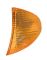 Blinkerglas hinten rechts orange CE