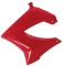 Seitenteil Derbi Senda Tank links, Rot