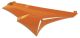 Seitenteil Derbi Senda hinten rechts, Orange