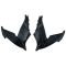 Kit carrosserie noir brillant (10pcs), Honda PCX 125, 2014-2017