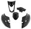 Habillage 5-pcs Kymco Agility 50 4t (R12) 07-08 noir