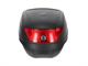 Top Case 28 Liter schwarz/rot inkl. Halterung
