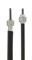 Cable de compteur complet, scooter Malaguti F12 (premières générations)