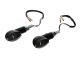 Blinkerset LED schwarz (M10) kurz E8 Prüfzeichen