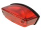 Feu arrière vitre rouge homologuée CE, moto 50cc Derbi Senda/Peugeot XR6/Malaguti F12