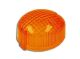Verre de clignotant orange Aerox/Nitro à clipser, arrière gauche