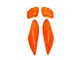 Blinkergläser Set (x4) Orange, MBK 50 Booster NG 1995 bis 1998 und Yamaha 50 BWS NG 1995 bis 1998