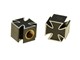 Bouchons de valve crois de malte "Iron-Cross" noir (2 pcs)