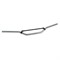 Crosslenker aluminium mit Strebe, titan look 81cm