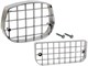 Grilles de phare avant+arrière "chrome standard", vélomoteurs Piaggio Ciao