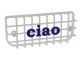 Lampengitter weiss Piaggio Ciao (3D Druck mit Schrift Ciao)