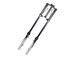 Telegabel EBR modell Chopper chrom, Piaggio CIAO