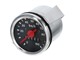 Compteur de vitesse 100km/h - Ø 48mm, cadran noir / chrome, universel vélomoteurs