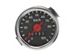 Compteur de vitesse 100km/h - Ø 48mm, cadran noir / chrome, universel vélomoteurs