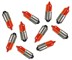 Ampoule BA9S à baillonnette 12V/23W, orange