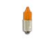 Ampoule BA9S à baillonnette 12V/10W, orange