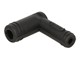 Kerzenstecker RMS, Silikon, 90°, schwarz