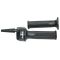 Set poignée de gaz noir Domino, moto 50cc Aprilia RS50 / Peugeot XR-6