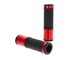 Lenkergriffe «CNC» rot/schwarz - universal