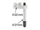 Potence de guidon Ø21mm avec 4 points de fixations