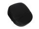 Selle de cyclomoteur noire (passager), à monter sur le porte-bagages