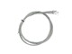 Câble acier tressé 1,6mm, embout 7x7x1800mm (25pcs)