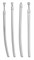 Set de cables et gaines chromés, guidon haut, Puch Maxi S / N complet