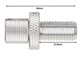Tendeur de cable M10x1.25, , avec contre ecrou (1pce)