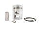 Kit cylindre Airsal 50cc 38mm alu, avec culasse, vélomoteurs Puch (ailettes comme origine)