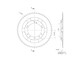 Couronne Peugeot 103, 60 dents, jante Grimeca 10 trous (d:98)