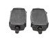 Paire de pédales filetage (M14x1,25) noir, vélomoteurs Solex