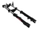Fourche noir EBR té alu "hydraulique" 675mm avec support pour freins à disque, vélomoteurs Puch Maxi
