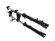 Fourche noir EBR té alu "hydraulique" 675mm avec support pour freins à disque, vélomoteurs Puch Maxi