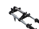 Fourche noir EBR té alu "hydraulique" 675mm avec support pour freins à disque, vélomoteurs Puch Maxi