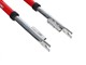 Fourche téléscopique EBR rouge (comme origine), vélomoteurs Puch / X30