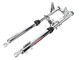 Fourche télescopique EBR avec support pour frein à disque, chromée