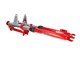 Fourche télescopique EBR Racing rouge modèle court 560mm, vélomoteurs Puch