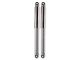 Stossdämpferset Puch/universal 37cm silber-grau/chrom Oldschool