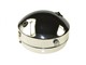 Phare rond chromé Ø 140mm avec interrupteur, universel vélomoteurs