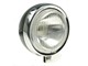 Lampe rund chrom/schwarz, 13cm ohne Schalter, Sachs/Puch ect.