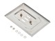 Support de plaque d'immatriculation INOX, cyclo/boguets...