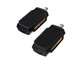 Pedal - Set schwarz „gerillt“ universal (Paar)