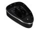 Selle type Denfeld, rouge/noir/blanc