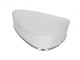 Selle type Denfeld, blanche