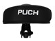 Selle (modèle fin) avec inscription PUCH, noir/blanche universelle