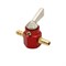Robinet d'essence rouge Ø 6 mm, universel